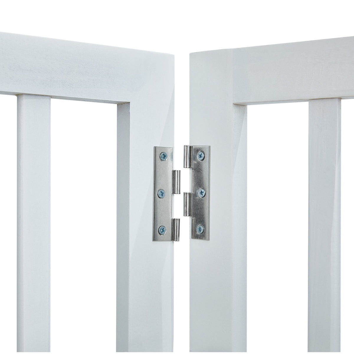 Free Standing Dog Gate, 24" H x 80.3" W Freestanding Pet Gate, 4 Panels Foldable Dog Gate for Wide and Narrow V952-KZDMZCWMBSMZLUM3SV0