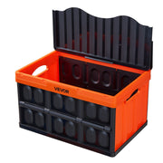 Plastic Collapsible Storage Bins with Lids, 45L 3Packs, Stackable Folding Storage Crates with Handles, Holds V952-KZDSLCWXCHS4PZD9O001V0
