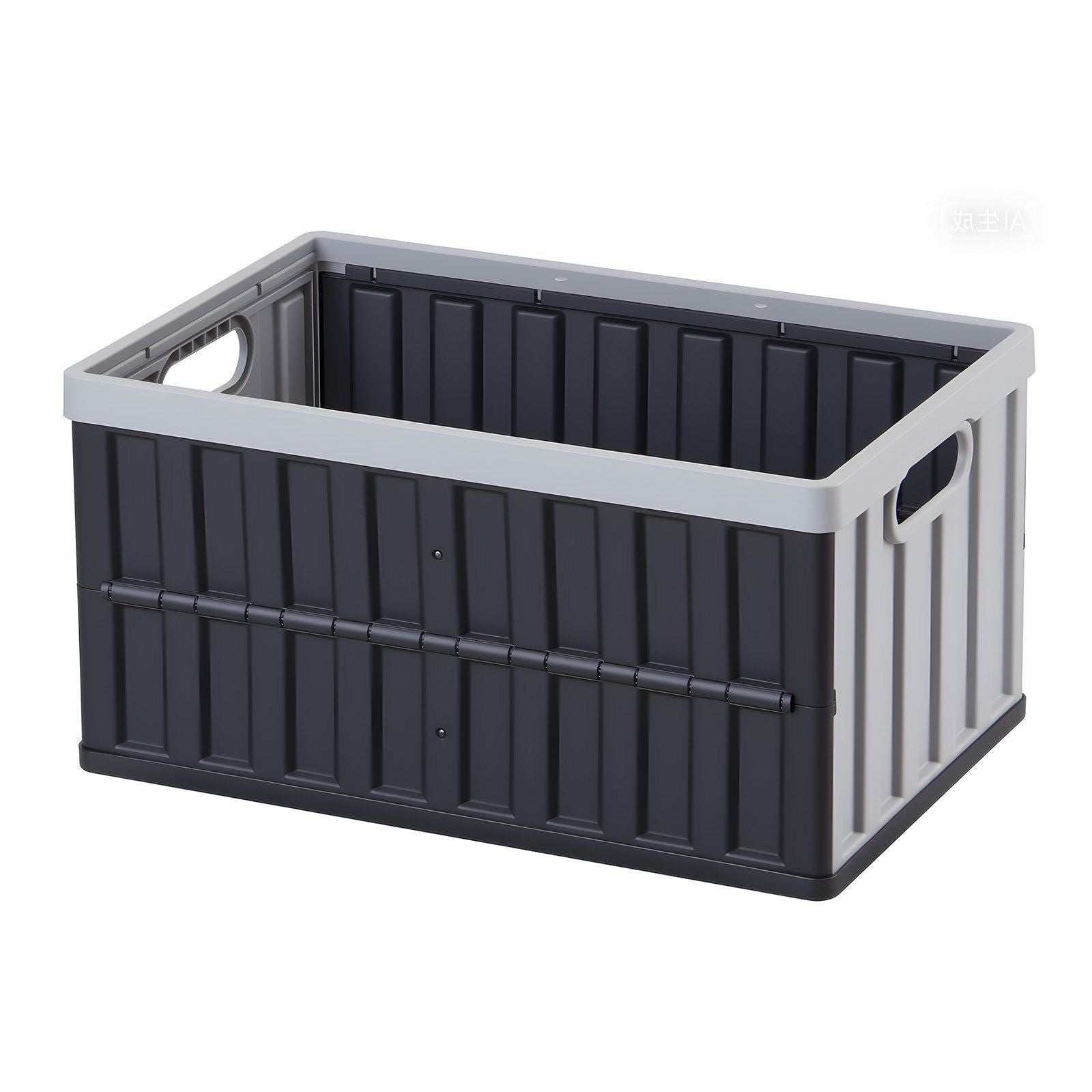 Plastic Collapsible Storage Bins with Lids, 65L 3 Packs, Stackable Folding Storage Crates with Handles, Holds V952-KZDSLCWXHHS671U7U001V0