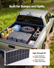 Plastic Collapsible Storage Bins with Lids, 65L 2 Packs, Stackable Folding Storage Crates with Handles, Holds V952-KZDSLCWXHHS6YVX56001V0