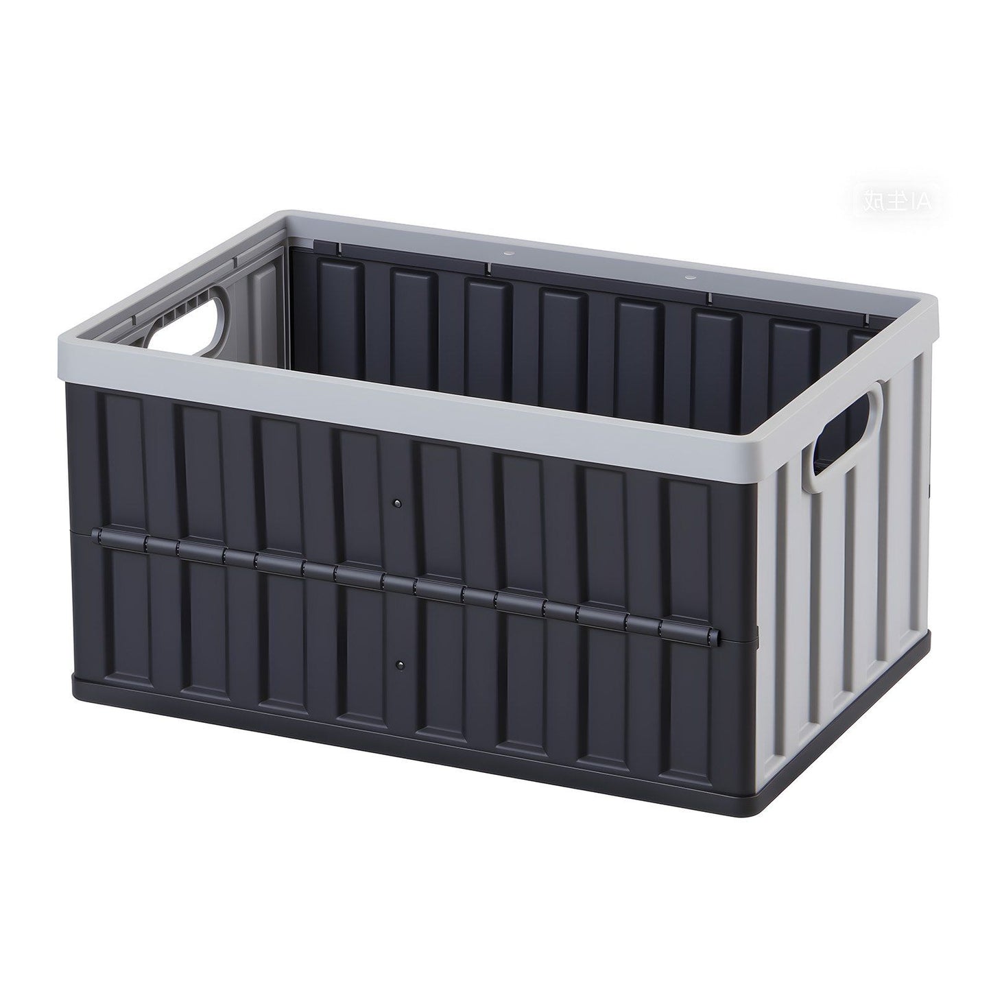 Plastic Collapsible Storage Bins with Lids, 65L 2 Packs, Stackable Folding Storage Crates with Handles, Holds V952-KZDSLCWXHHS6YVX56001V0
