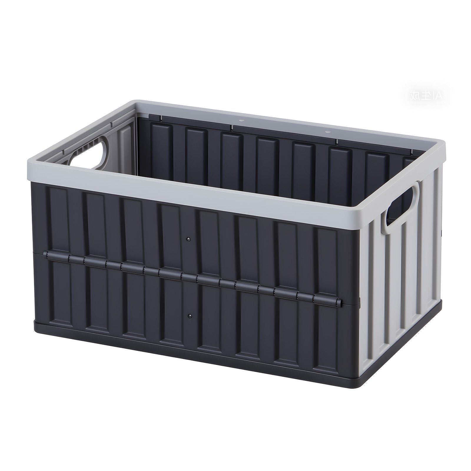 Plastic Collapsible Storage Bins with Lids, 65L 2 Packs, Stackable Folding Storage Crates with Handles, Holds V952-KZDSLCWXHHS6YVX56001V0
