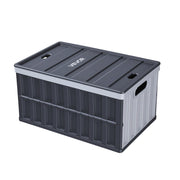 Plastic Collapsible Storage Bins with Lids, 65L 2 Packs, Stackable Folding Storage Crates with Handles, Holds V952-KZDSLCWXHHS6YVX56001V0
