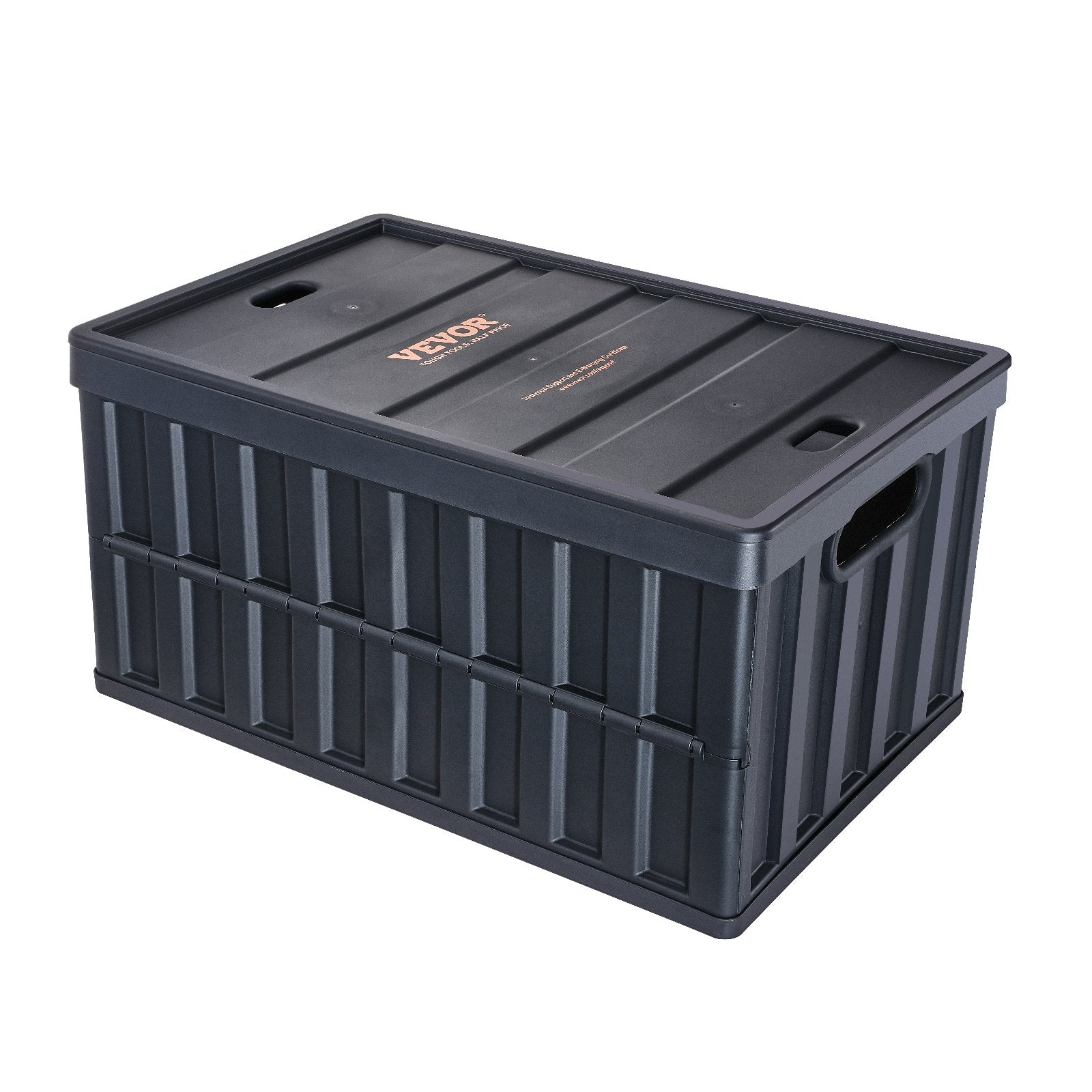 Collapsible Storage Bins with Lids, 65L 3 Packs, Folding Plastic Stackable Utility Crates with Handles, Large V952-KZDSLCWXHS64HOR3QV0