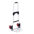 Folding Hand Truck, 80 kg Load Capacity, Aluminum Portable Cart, Convertible Hand Truck and Dolly with V952-KZDSTHC175B0QUTVIV0