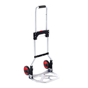 Folding Hand Truck, 80 kg Load Capacity, Aluminum Portable Cart, Convertible Hand Truck and Dolly with V952-KZDSTHC175B0QUTVIV0