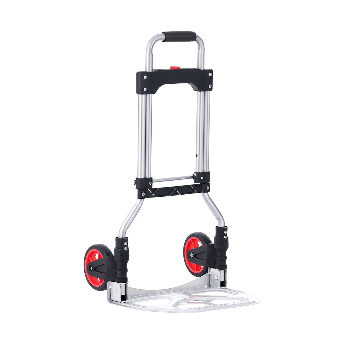 Folding Hand Truck, 80 kg Load Capacity, Aluminum Portable Cart, Convertible Hand Truck and Dolly with V952-KZDSTHC175B0QUTVIV0