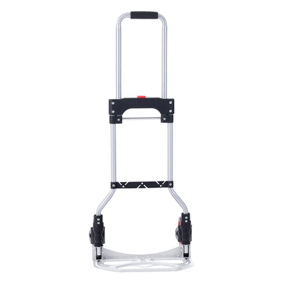 Folding Hand Truck, 80 kg Load Capacity, Aluminum Portable Cart, Convertible Hand Truck and Dolly with V952-KZDSTHC175B0QUTVIV0
