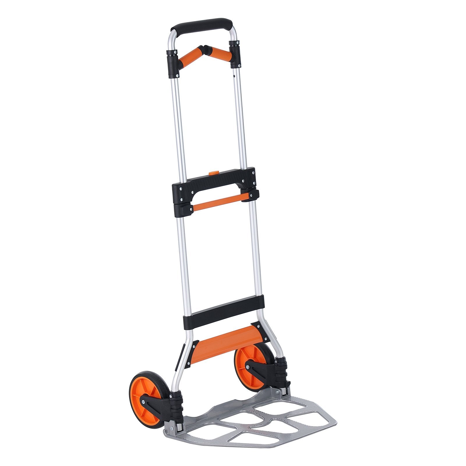 Folding Hand Truck, 140 kg Load Capacity, Aluminum Portable Cart, Convertible Hand Truck and Dolly with V952-KZDSTHC500B01UEHNV0