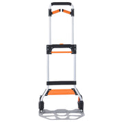 Folding Hand Truck, 140 kg Load Capacity, Aluminum Portable Cart, Convertible Hand Truck and Dolly with V952-KZDSTHC500B01UEHNV0