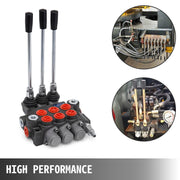 3 Spool Hydraulic Control Valve 11GPM Hydraulic Directional Control Valve Double Acting Hydraulic Valve for V952-KZF3ZYY11GPMSZY01V0