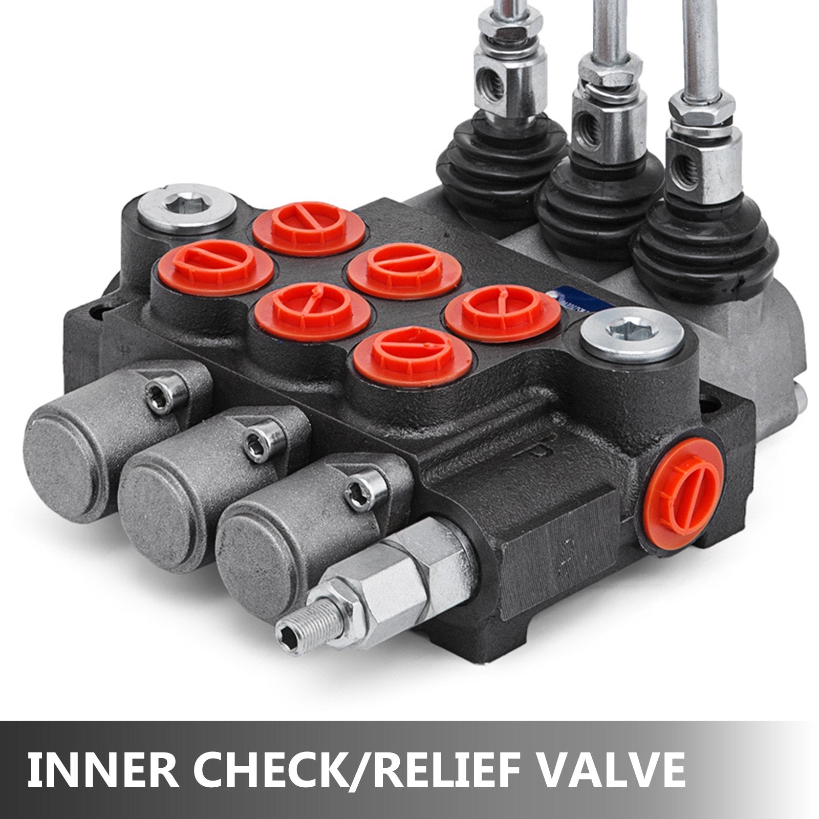 3 Spool Hydraulic Control Valve 11GPM Hydraulic Directional Control Valve Double Acting Hydraulic Valve for V952-KZF3ZYY11GPMSZY01V0