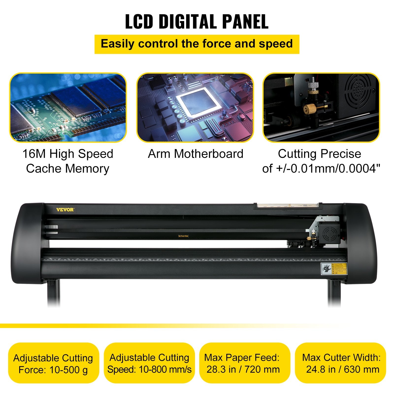28 Inch Vinyl Cutter Machine With Floor Stand Vinly Sign Cutting Plotter Starter Bundle Kit Software V952-KZJ-720SDJC000001V3