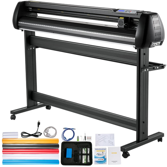Vinyl Cutter, 53inch Vinyl Cutter Plotter with Stand, Adjustable Speed Force for Sign Making Vinyl Plotter, V952-KZJHSACSK13501K5GV3