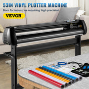 Vinyl Cutter, 53inch Vinyl Cutter Plotter with Stand, Adjustable Speed Force for Sign Making Vinyl Plotter, V952-KZJHSACSK13501K5GV3