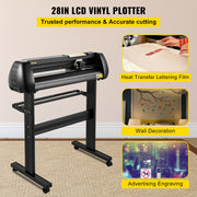 Vinyl Cutter, 28inch Paper Feed Cutting Plotter Bundle, Adjustable Force & Speed Vinyl Printer with Powerful V952-KZJSK720T220V4XBOV3