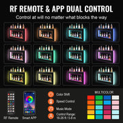 LED Lighted Liquor Bottle Display Bar Shelf RF & App Control 1210 mm V952-KZXBGLED248RFXCBHV3