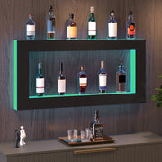 LED Lighted Liquor Bottle Display Bar Shelf RF & App Control 1210 mm V952-KZXBGLED248RFXCBHV3