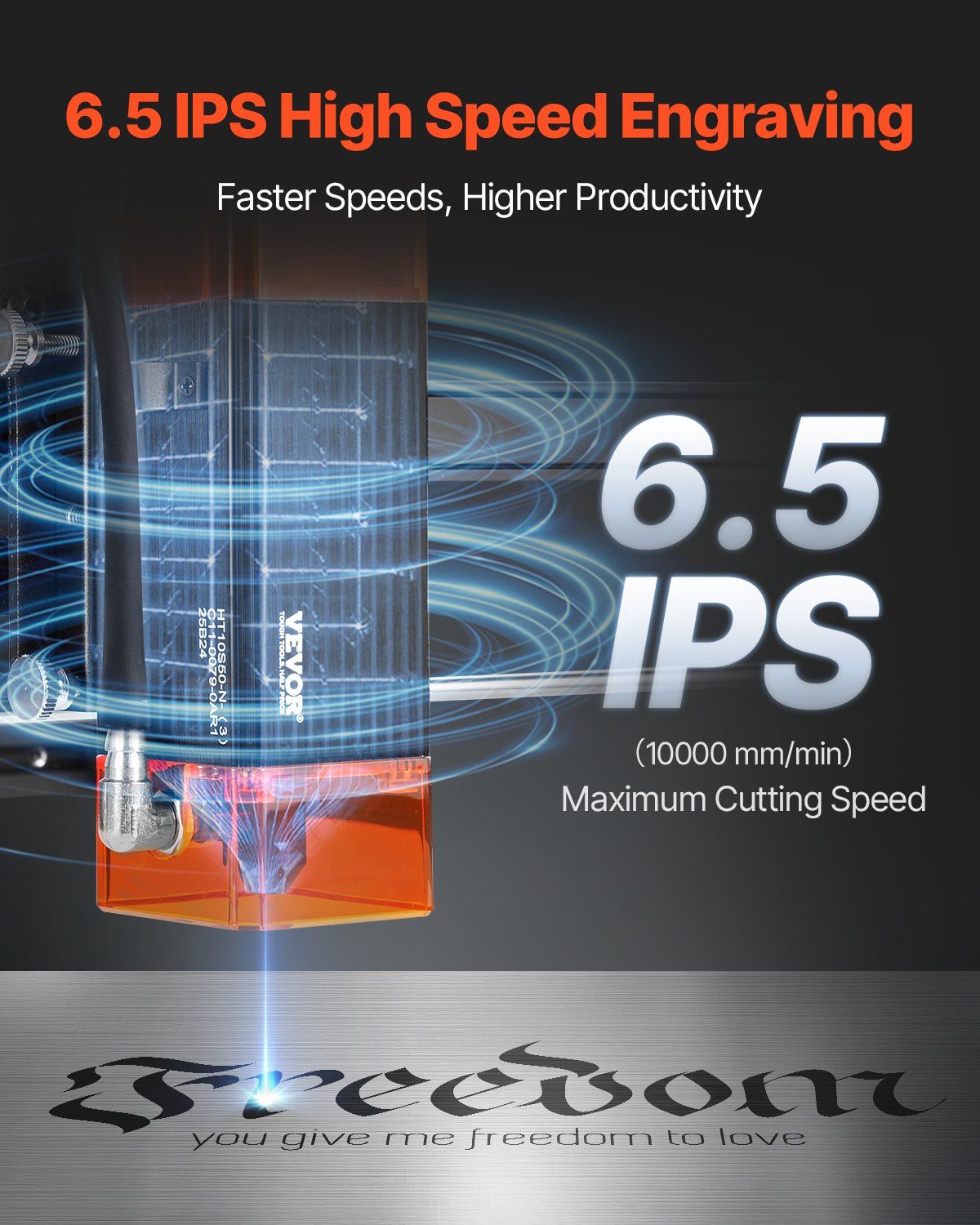 Laser Engraver, 10W Output, Laser Engraving Cutter Machine, 14.9 x 15.7 in/38 x 40 cm Working Area, 10000 V952-KZXSEJGJGDKJCXIQZV3