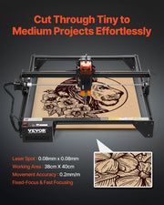 Laser Engraver, 10W Output, Laser Engraving Cutter Machine, 14.9 x 15.7 in/38 x 40 cm Working Area, 10000 V952-KZXSEJGJGDKJCXIQZV3