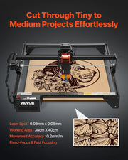 Laser Engraver, 5W Output, Laser Engraving Cutter Machine, 14.9 x 15.7 in/38 x 40 cm Working Area, 10000 V952-KZXSEJGJGDKJPY42PV3