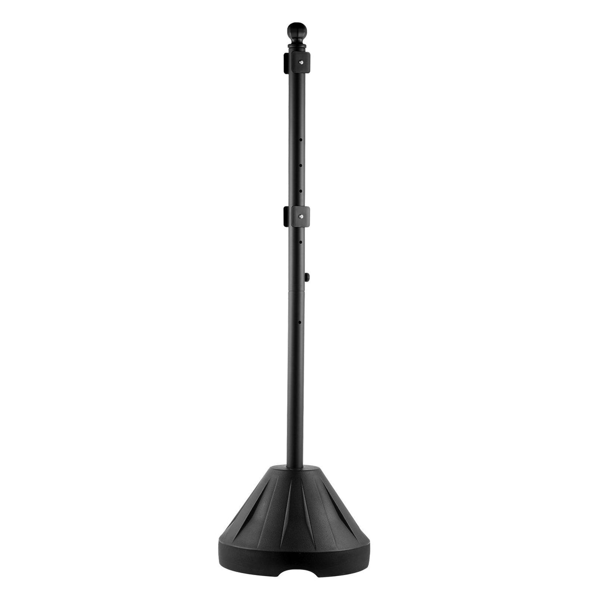 Portable Sign Post, 5 ft Cast Iron Sign Post Holder with Hard Plastic Base & Wheels, Movable Parking Sign V952-LBGBXSBZGZTYS7TE8V0