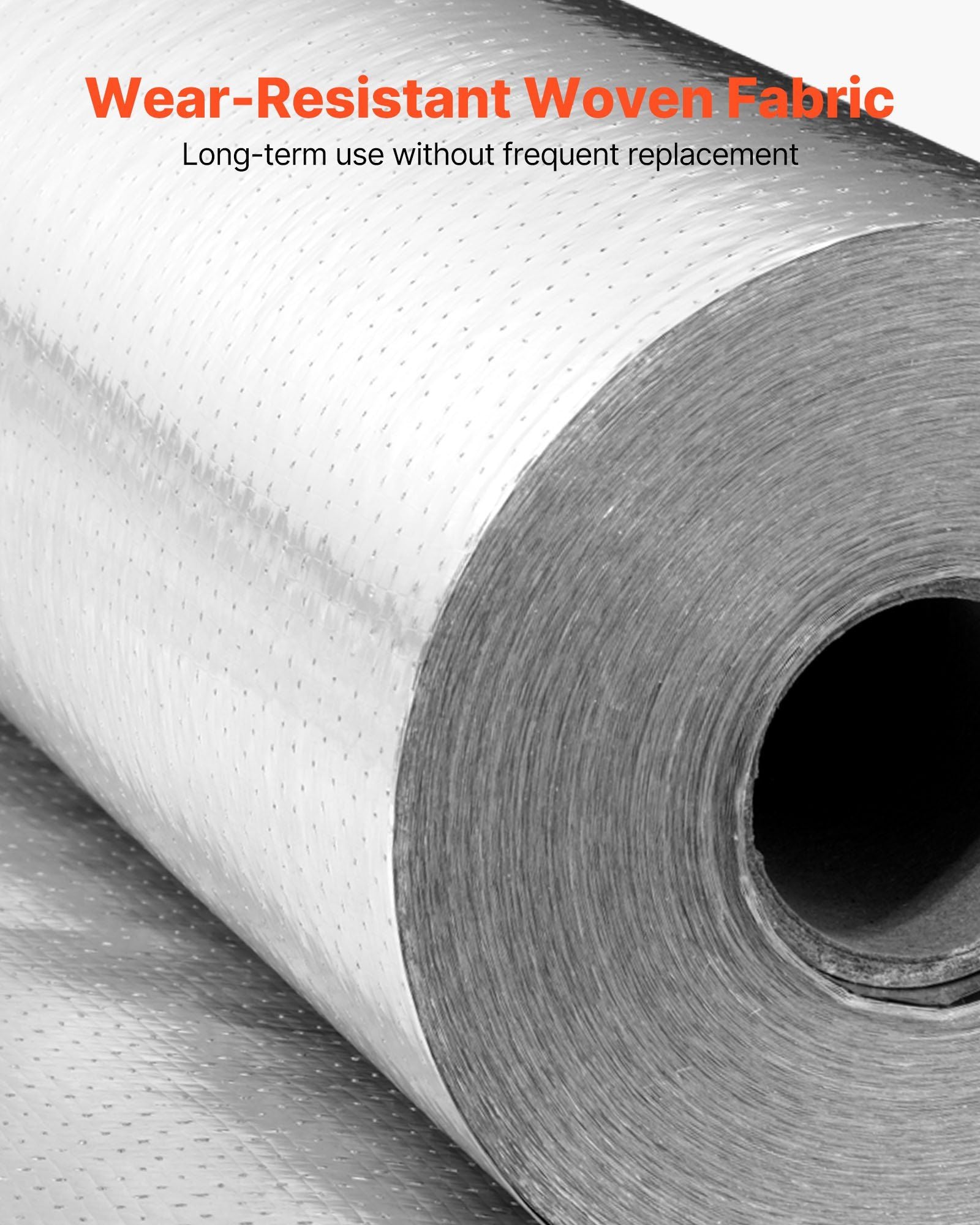Double Reflective Insulation Roll, Perforated Woven Fabric Radiant Barrier, 0.15mm 76.2m x 1.22m, V952-LBPEBZBRFSFSJ19JC001V0