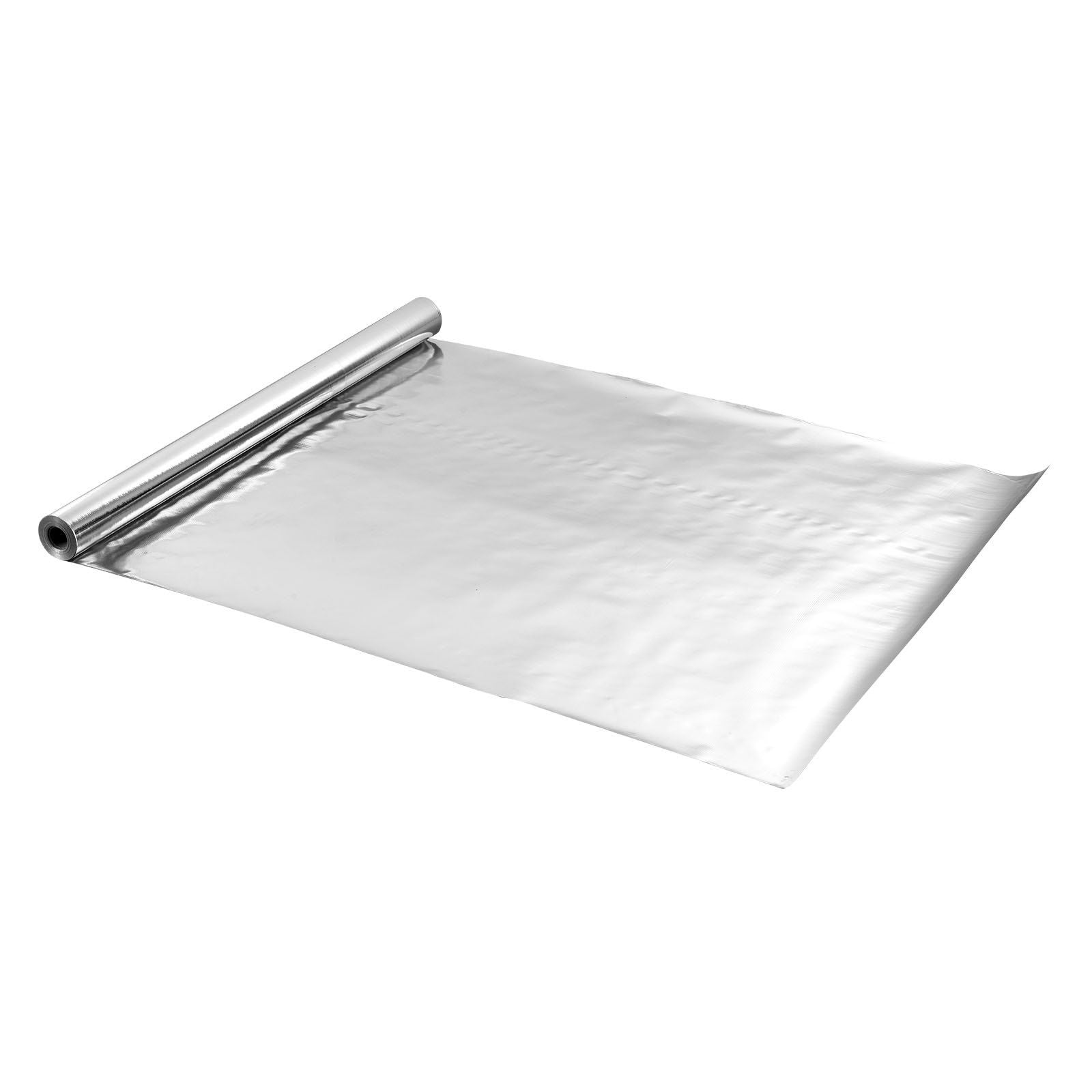 Double Reflective Insulation Roll, Non-Perforated Woven Fabric Radiant Barrier, 0.15mm 38.1m x 1.22m, V952-LBPEBZBRFSFSYGF6I001V0