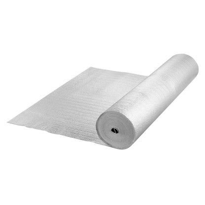 Double Reflective Insulation Roll, Foam Core Radiant Barrier, 3.2 mm 48 in x 50 ft, Double-Sided Aluminum V952-LBPEFPMXRFSFIMUHAV0