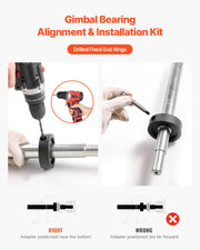 Mercruiser Alignment Tool & Gimbal Bearing Puller Set, Compatible with Mercruisers, OMC, Volvo Cobra Bell V952-LBQZCMFBWGKZUHJ1M001V0