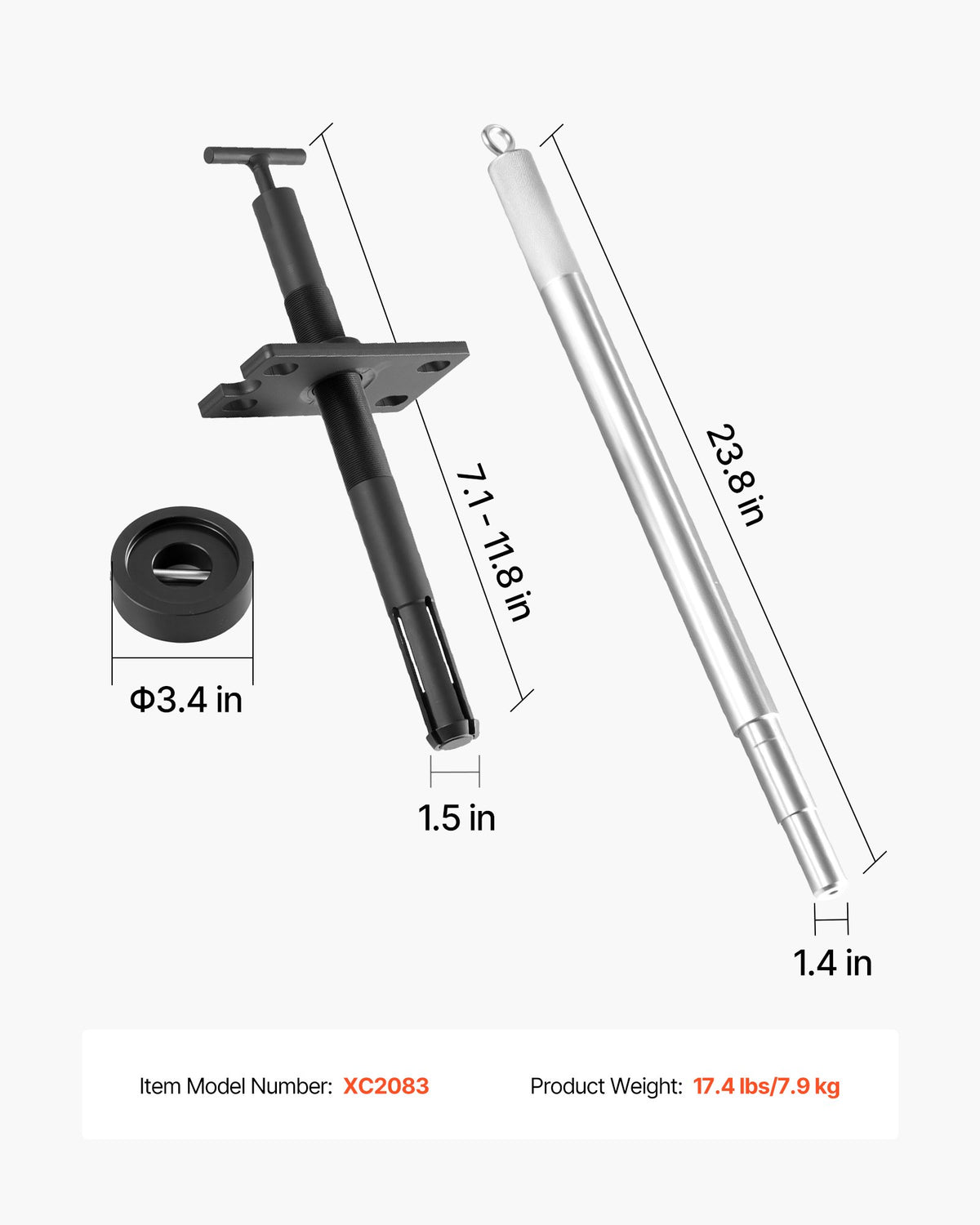 Mercruiser Alignment Tool & Gimbal Bearing Puller Set, Compatible with Mercruisers, OMC, Volvo Cobra Bell V952-LBQZCMFBWGKZUHJ1M001V0