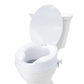 Raised Toilet Seat, 100 mm Height Raised, 136 kg Weight Capacity, Universal Toilet Seat Riser, Screw Rod V952-LBSDSJGMTZDW0KLIAV0