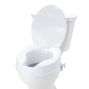 Raised Toilet Seat, 100 mm Height Raised, 136 kg Weight Capacity, Universal Toilet Seat Riser, Screw Rod V952-LBSDSJGMTZDW0KLIAV0