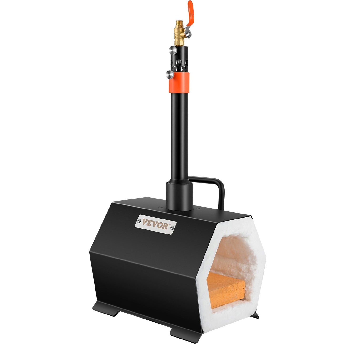 Propane Forge Portable, Single Burner Tool and Knife Making, Large Capacity Blacksmith Farrier Forges, Mini V952-LBXDZLGMAXB1038DKV0