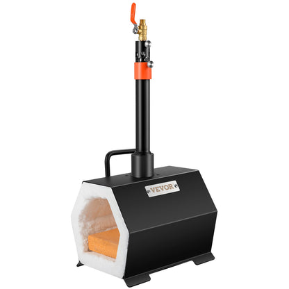 Propane Forge Portable, Single Burner Tool and Knife Making, Large Capacity Blacksmith Farrier Forges, Mini V952-LBXDZLGMAXB1038DKV0