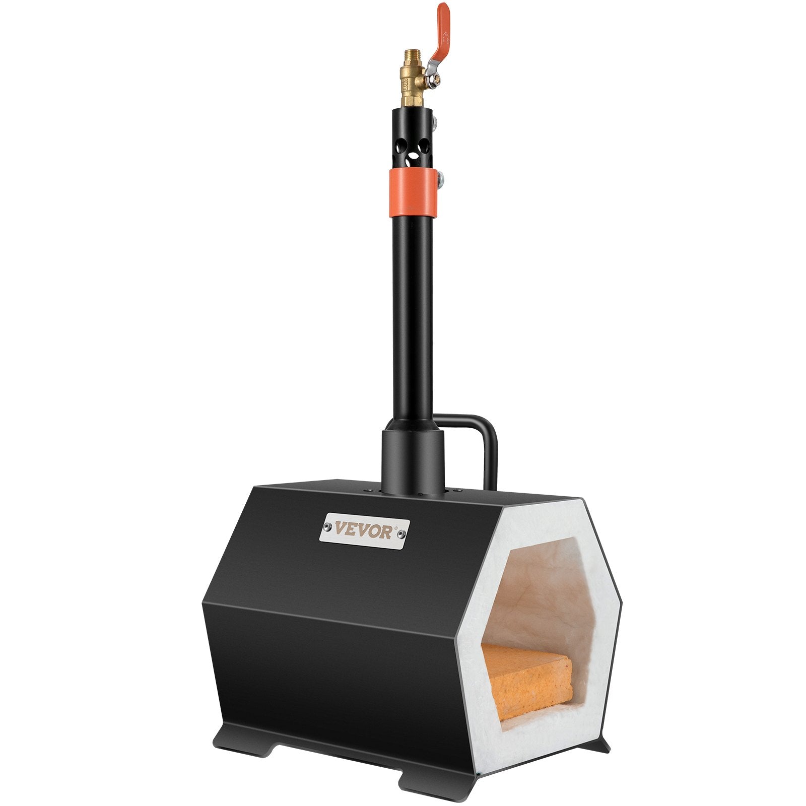 Propane Forge Portable, Single Burner Tool and Knife Making, Large Capacity Blacksmith Farrier Forges, Mini V952-LBXDZLGMAXB1038DKV0