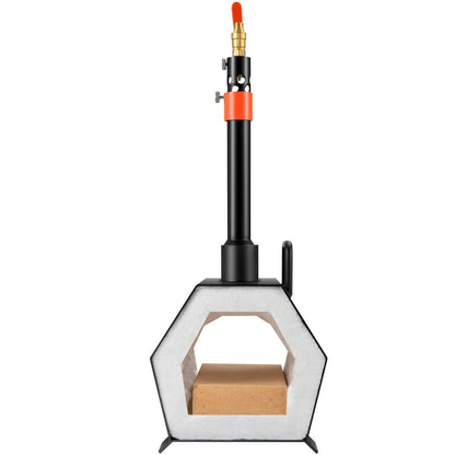 Propane Forge Portable, Single Burner Tool and Knife Making, Large Capacity Blacksmith Farrier Forges, Mini V952-LBXDZLGMAXB1038DKV0