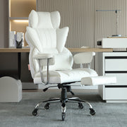 Reclining Office Chair with Footrest, Heavy Duty PU Leather Wide Office Chair, Big and Tall Executive Office V952-LBYZXKPGDJT0U1Z5NV0