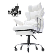 Reclining Office Chair with Footrest, Heavy Duty PU Leather Wide Office Chair, Big and Tall Executive Office V952-LBYZXKPGDJT0U1Z5NV0