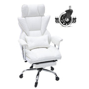 Reclining Office Chair with Footrest, Heavy Duty PU Leather Wide Office Chair, Big and Tall Executive Office V952-LBYZXKPGDJT0U1Z5NV0