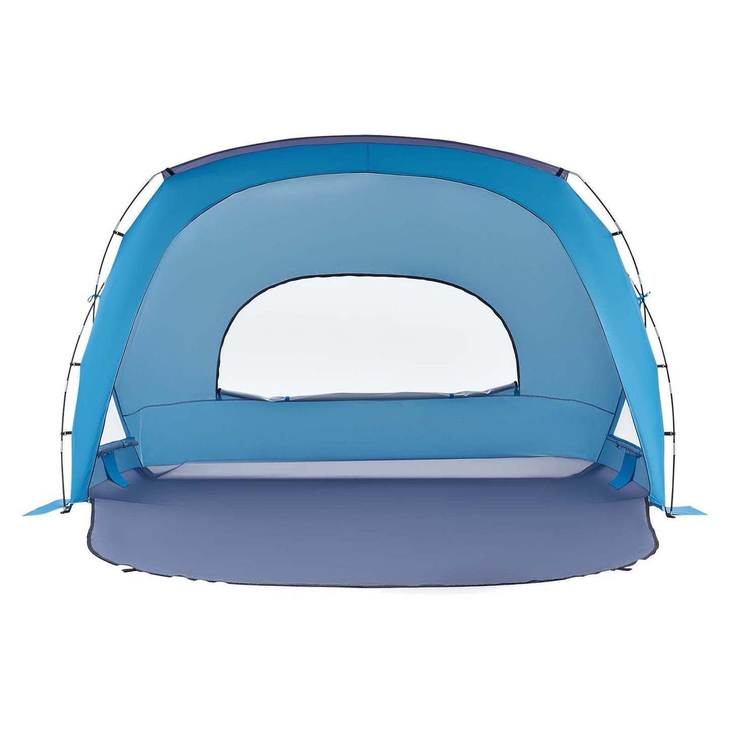 Beach Tent Sun Shelter for 6 Person, UPF 50+ Protection, Portable Sun Shade Canopy with Carrying Bag & Sand V952-LCJCHTZPLCJCLXOXD001V0