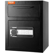 1.7 Cub Depository Safe, Deposit Safe with Drop Slot, Electronic Code Lock and 2 Emergency Keys, 17.71'' x V952-LCSBXX17L000GVVNCV0