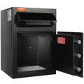 2.5 Cub Depository Safe, Deposit Safe with Drop Slot, Electronic Code Lock and 2 Emergency Keys, 20.27'' x V952-LCSBXX25L000IZ30IV0