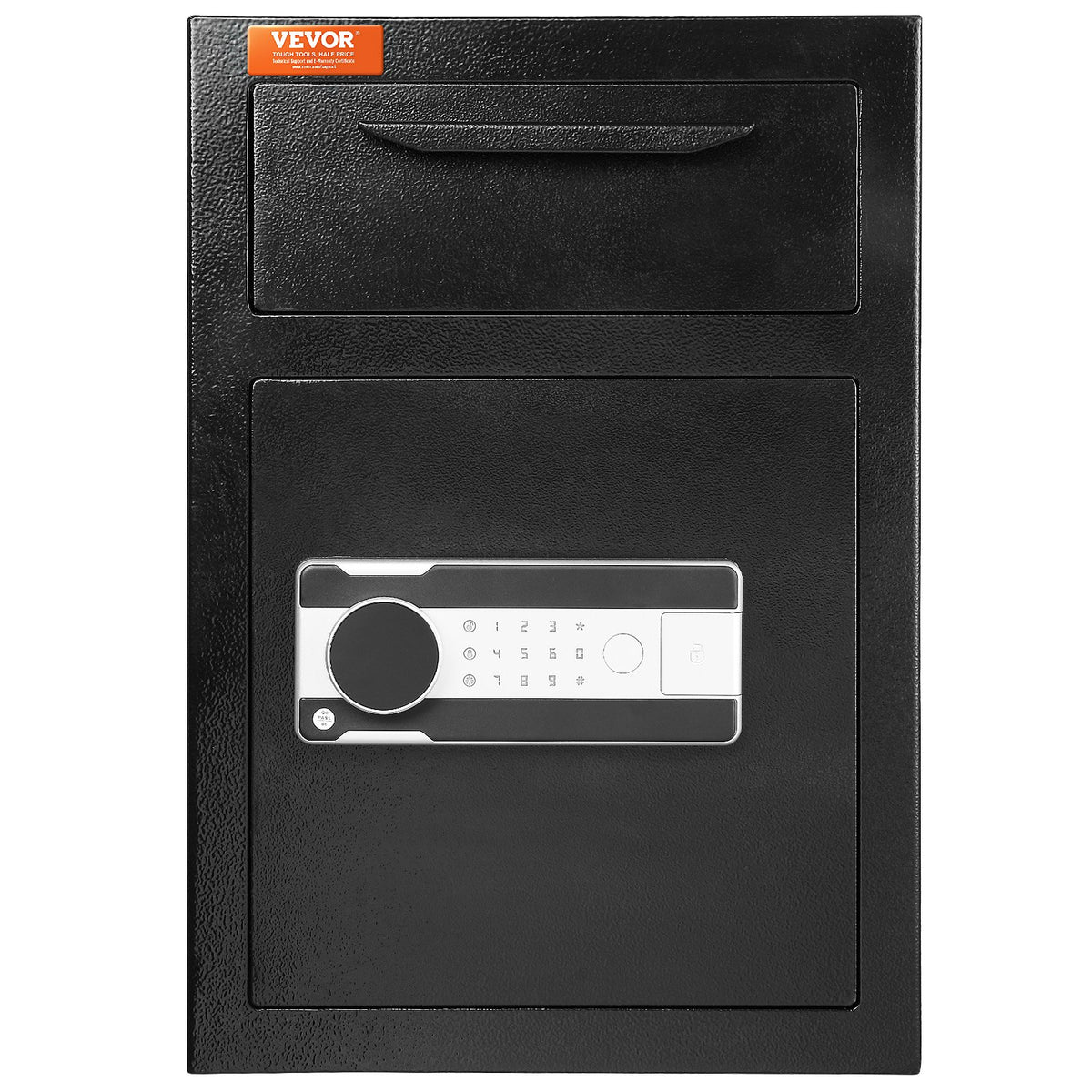 2.5 Cub Depository Safe, Deposit Safe with Drop Slot, Electronic Code Lock and 2 Emergency Keys, 20.27'' x V952-LCSBXX25L000IZ30IV0