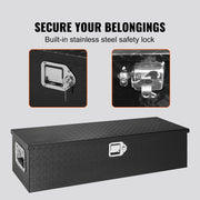 Heavy Duty Aluminum Truck Bed Tool Box, Diamond Plate Tool Box with Side Handle and Lock Keys, Storage Tool V952-LCZXG39X13X10BIVQV0