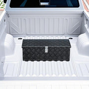Heavy Duty Aluminum Truck Bed Tool Box, Stripes Plated Tool Box with Side Handle and Lock Keys, Storage V952-LCZXGJX301392MXYR002V0