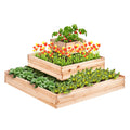Wooden Raised Garden Bed Planter Box 113 x 113 x 51 cm Flower Vegetable Herb V952-LD11311351CM1PKZAV0