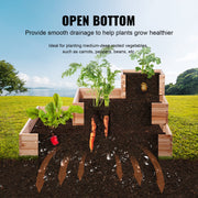 Wooden Raised Garden Bed Planter Box 113 x 113 x 51 cm Flower Vegetable Herb V952-LD11311351CM1PKZAV0