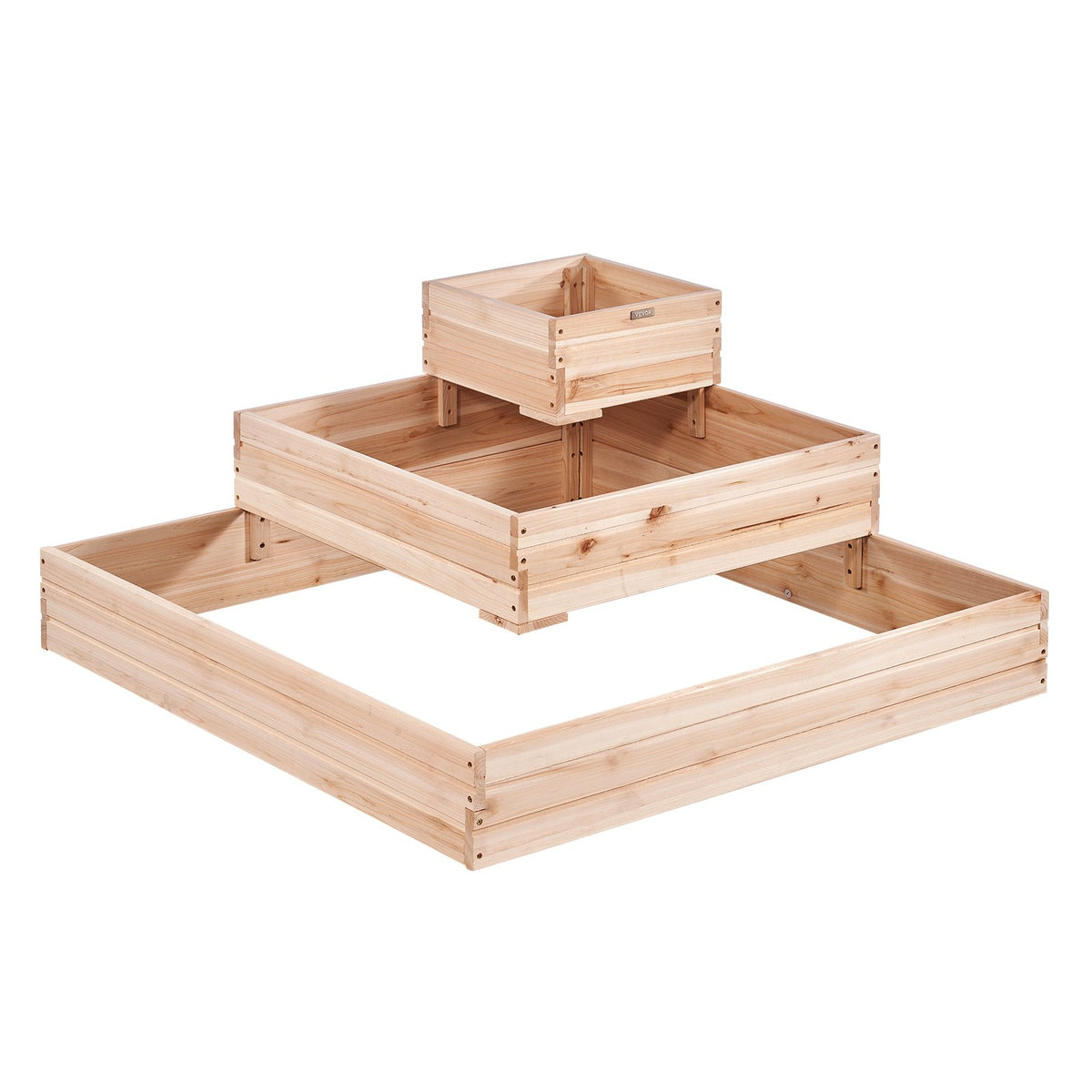 Wooden Raised Garden Bed Planter Box 113 x 113 x 51 cm Flower Vegetable Herb V952-LD11311351CM1PKZAV0