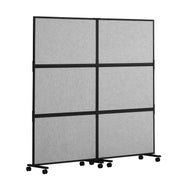 Acoustic Room Divider Partition Panel Privacy Screen 2 Pack Light Gray V952-LDSGYPF7266I63D57V0